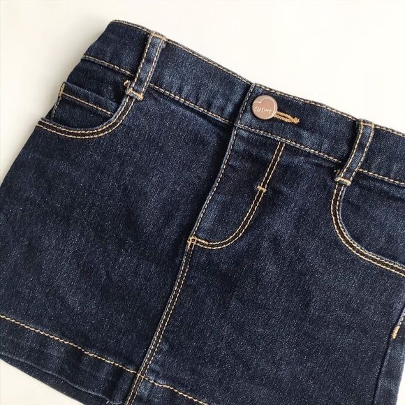 Old Navy dark denim sparkle skirt EUC 2T - Picture 2 of 5